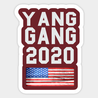 T-Shirt  yang gang 2020 Sticker